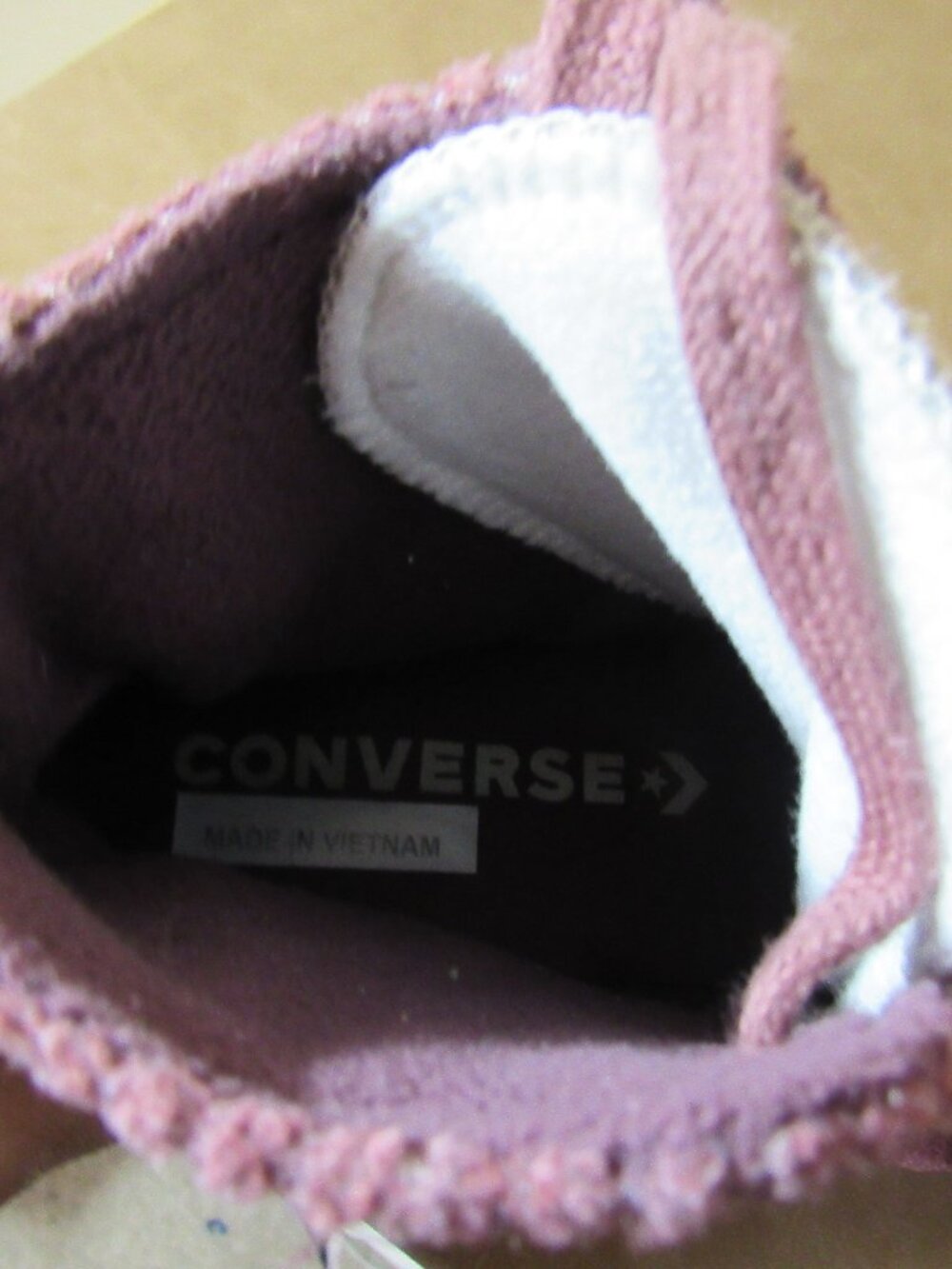 CONVERSE Run Star Hike Hi Cozy Utility Sneakers Dark Wine Women's 8.5 - Picture 6 of 8
